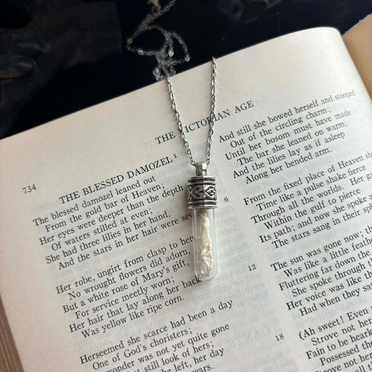Rodent Bones Vial Necklace
