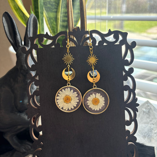 Celestial Flower Earrings
