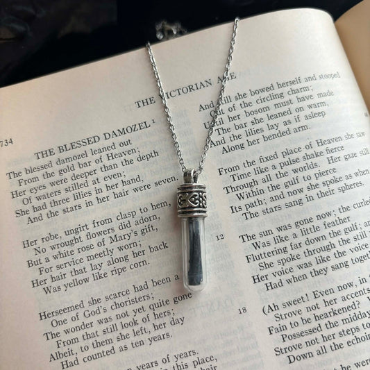 Vivianite Vial Necklace